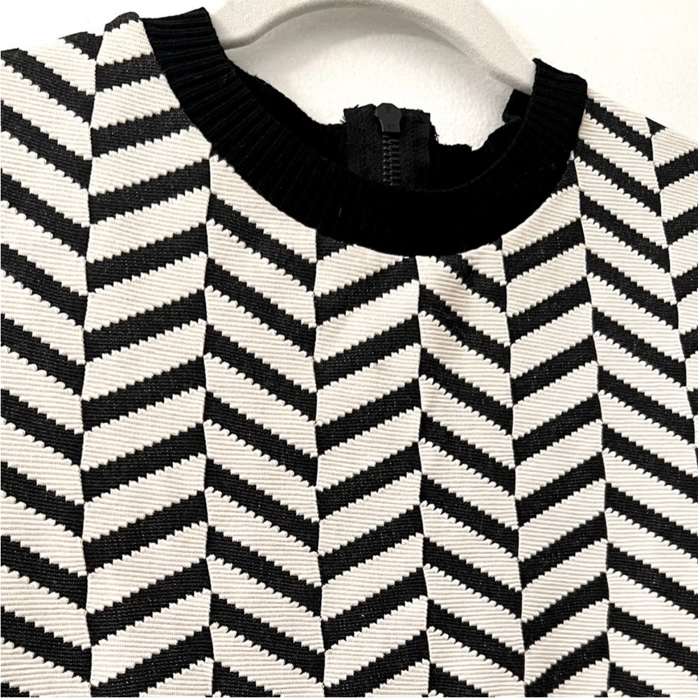 Zara Mod Mini Pattern Dress - Picture 4 of 8
